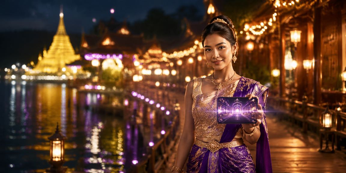Inle တောင်တန်းကို အနီးကပ် ကြည့်ရှုသော Golden Pagoda နှင့် ဂိမ်း